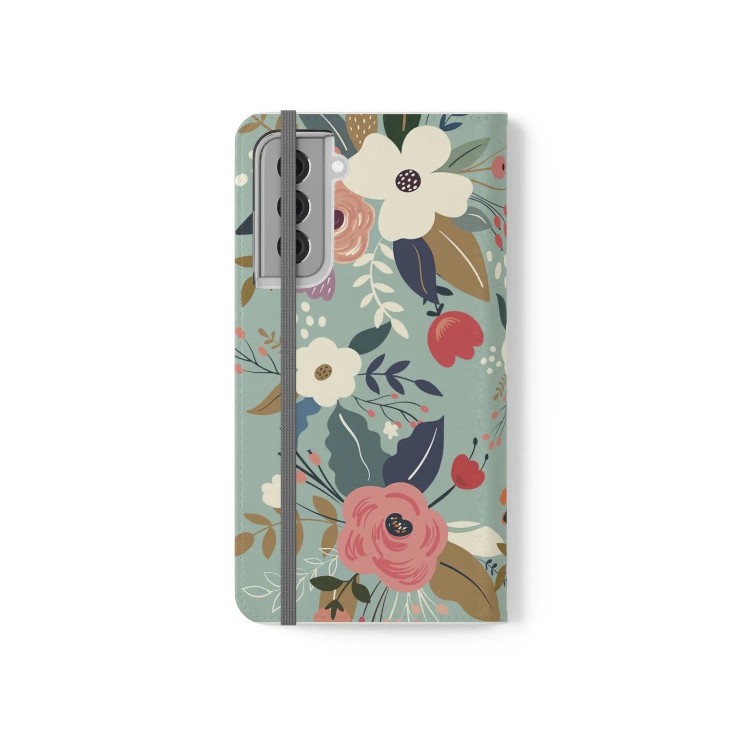 Whatever is Lovely Floral Flip Phone Case Printify