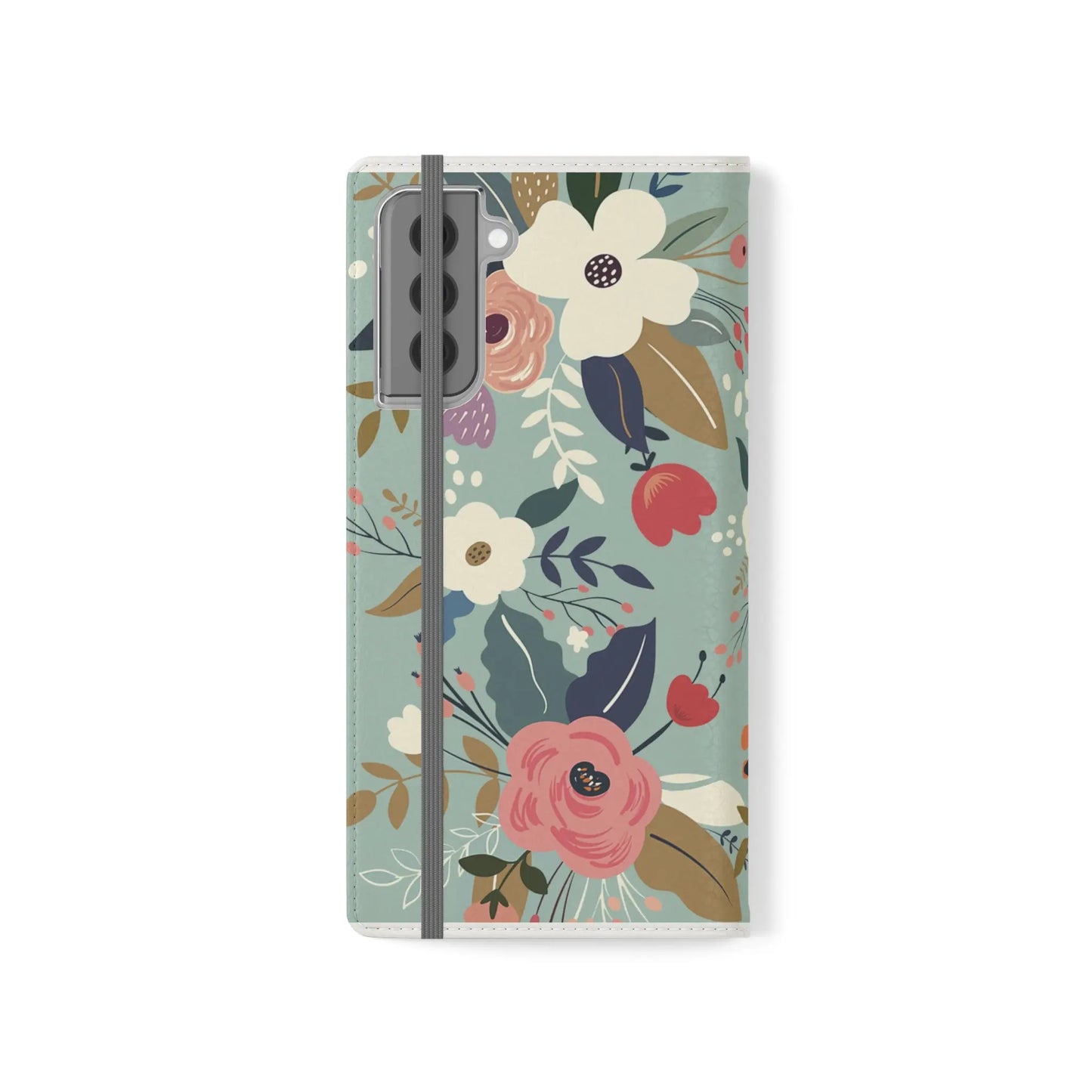 Whatever is Lovely Floral Flip Phone Case Printify