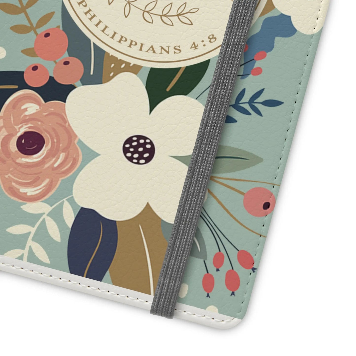 Whatever is Lovely Floral Flip Phone Case Printify