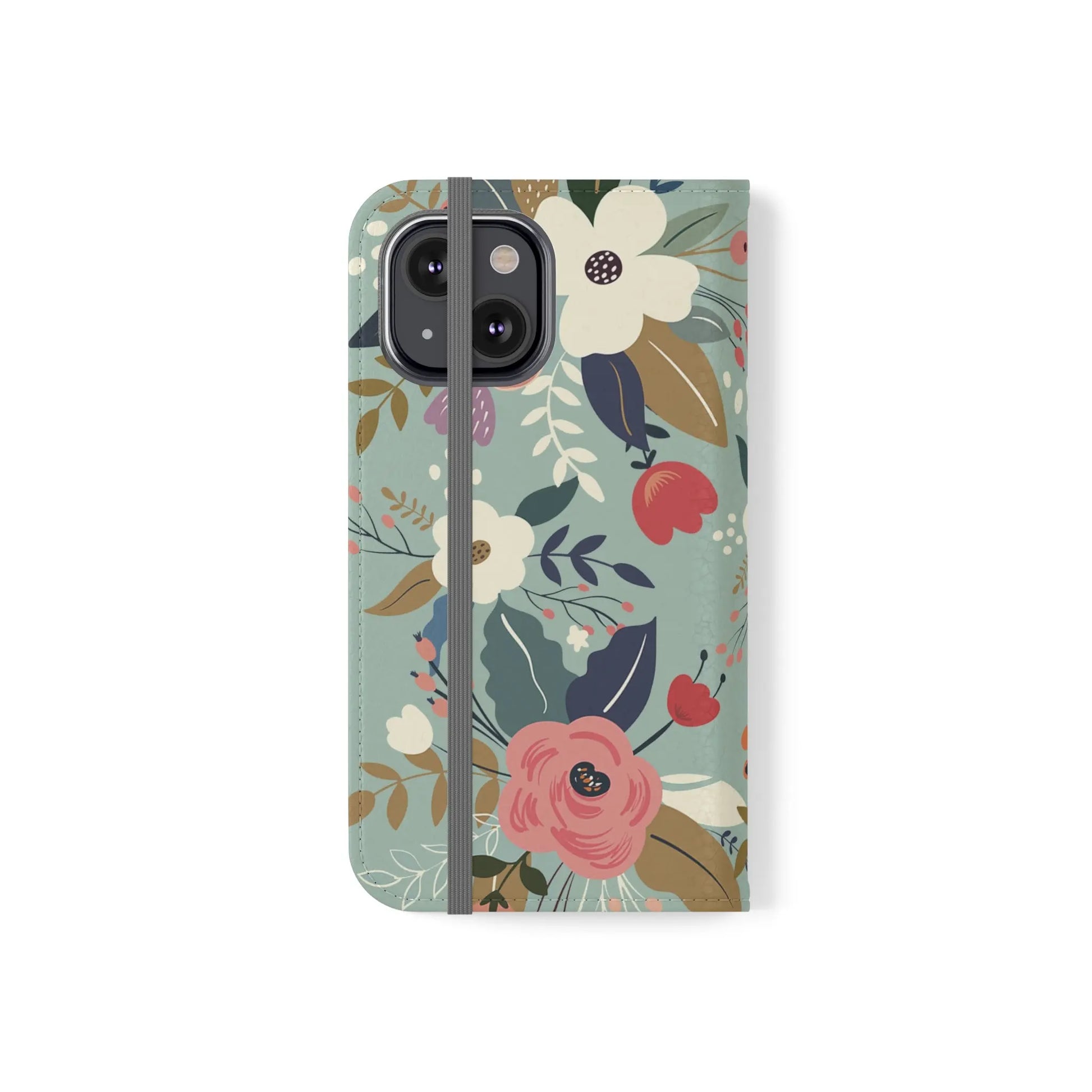 Whatever is Lovely Floral Flip Phone Case Printify