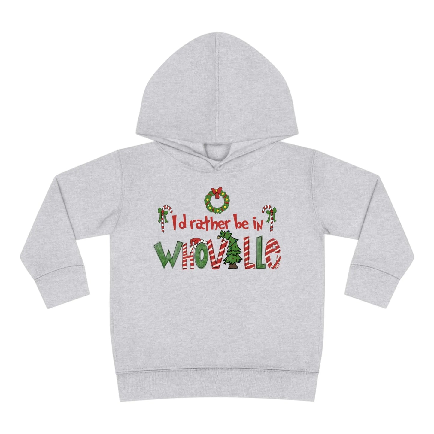Whoville Toddler Pullover Fleece Hoodie Printify