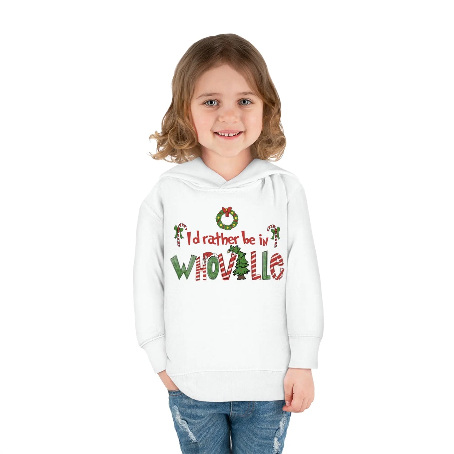 Whoville Toddler Pullover Fleece Hoodie Printify