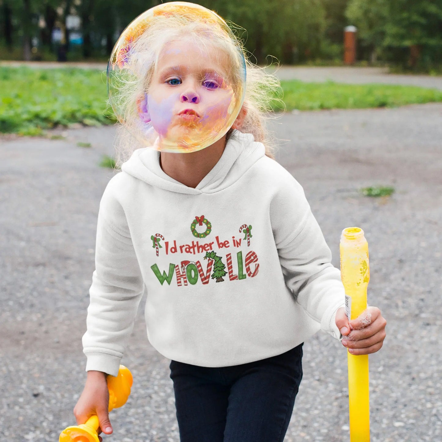 Whoville Toddler Pullover Fleece Hoodie Printify