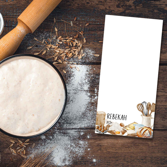 Personalized Baker's Magnetic Notepad - Amazing Faith Designs