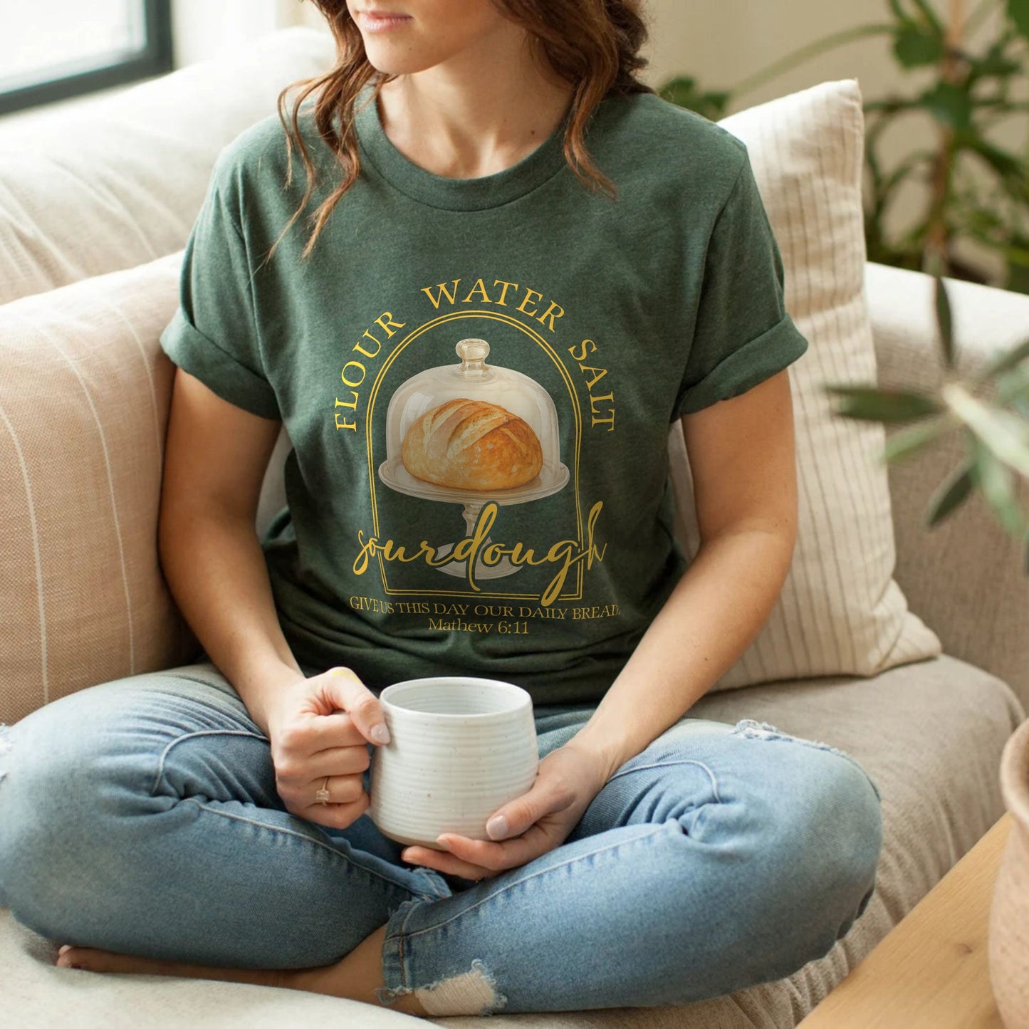 Sourdough Scripture Christian Shirt - Amazing Faith Designs