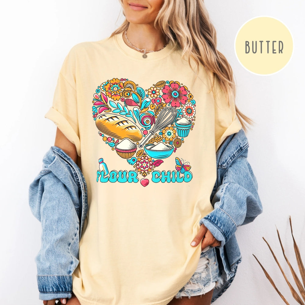 Flour Child Sourdough Retro Unisex Shirt - Amazing Faith Designs