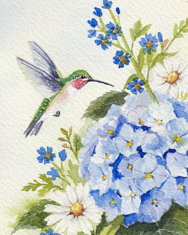 Mini Framed Watercolor Fine Art Print