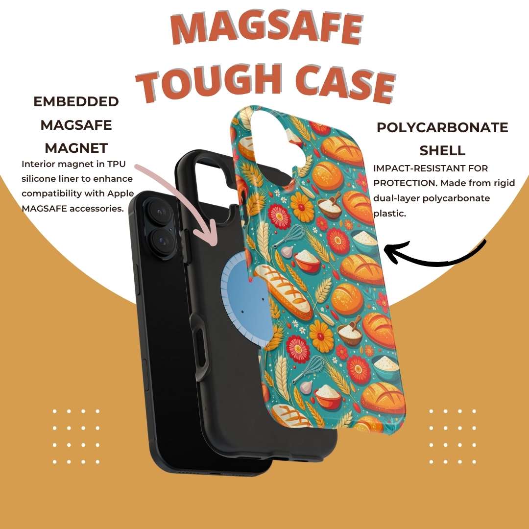 Sourdough Floral MagSafe iPhone Case - Amazing Faith Designs