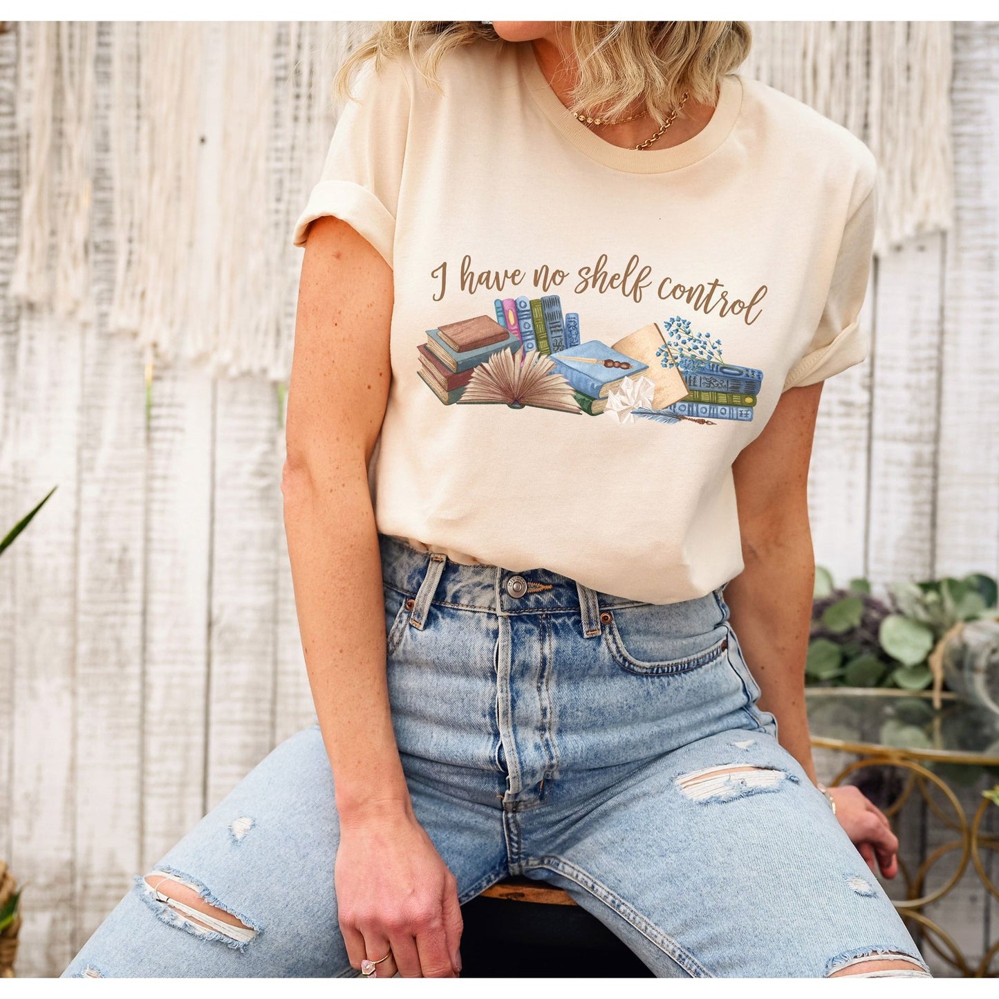 No Shelf Control Book Club Shirt - Amazing Faith Designs