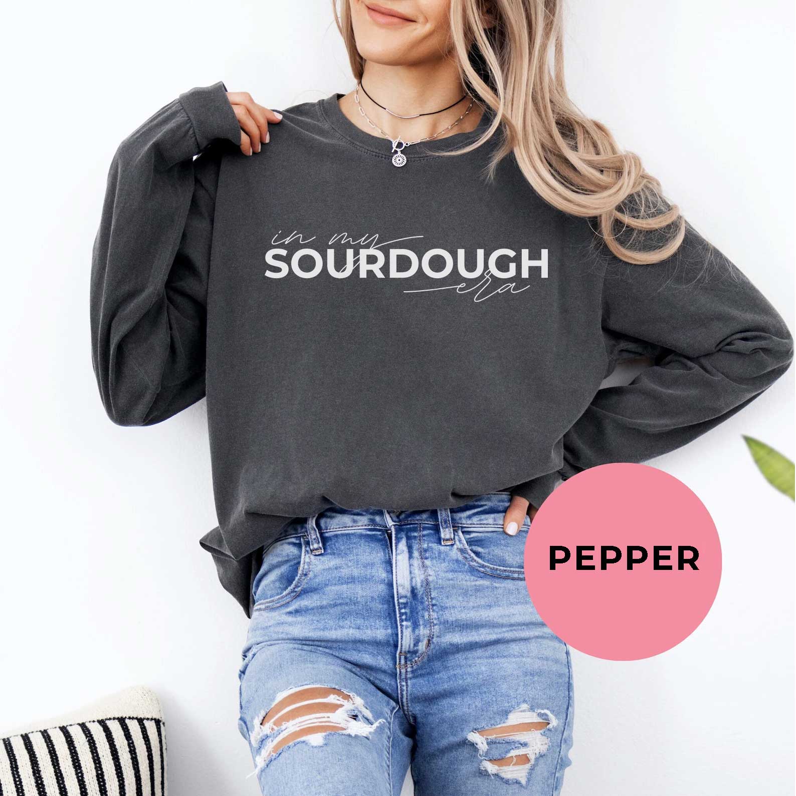 In My Sourdough Era Long Sleeve T-Shirt - Amazing Faith Designs