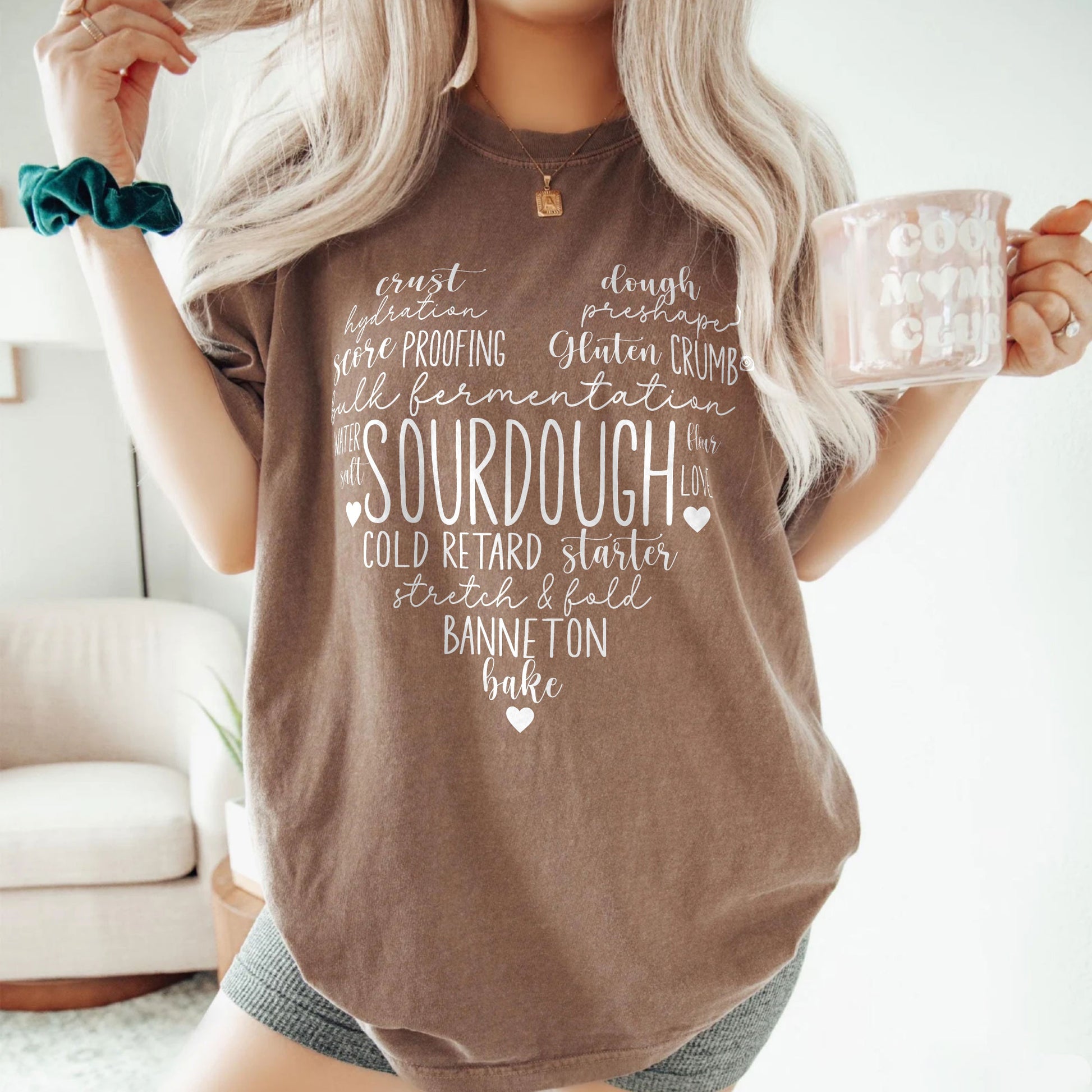 Sourdough Love Heart Shirt - Amazing Faith Designs