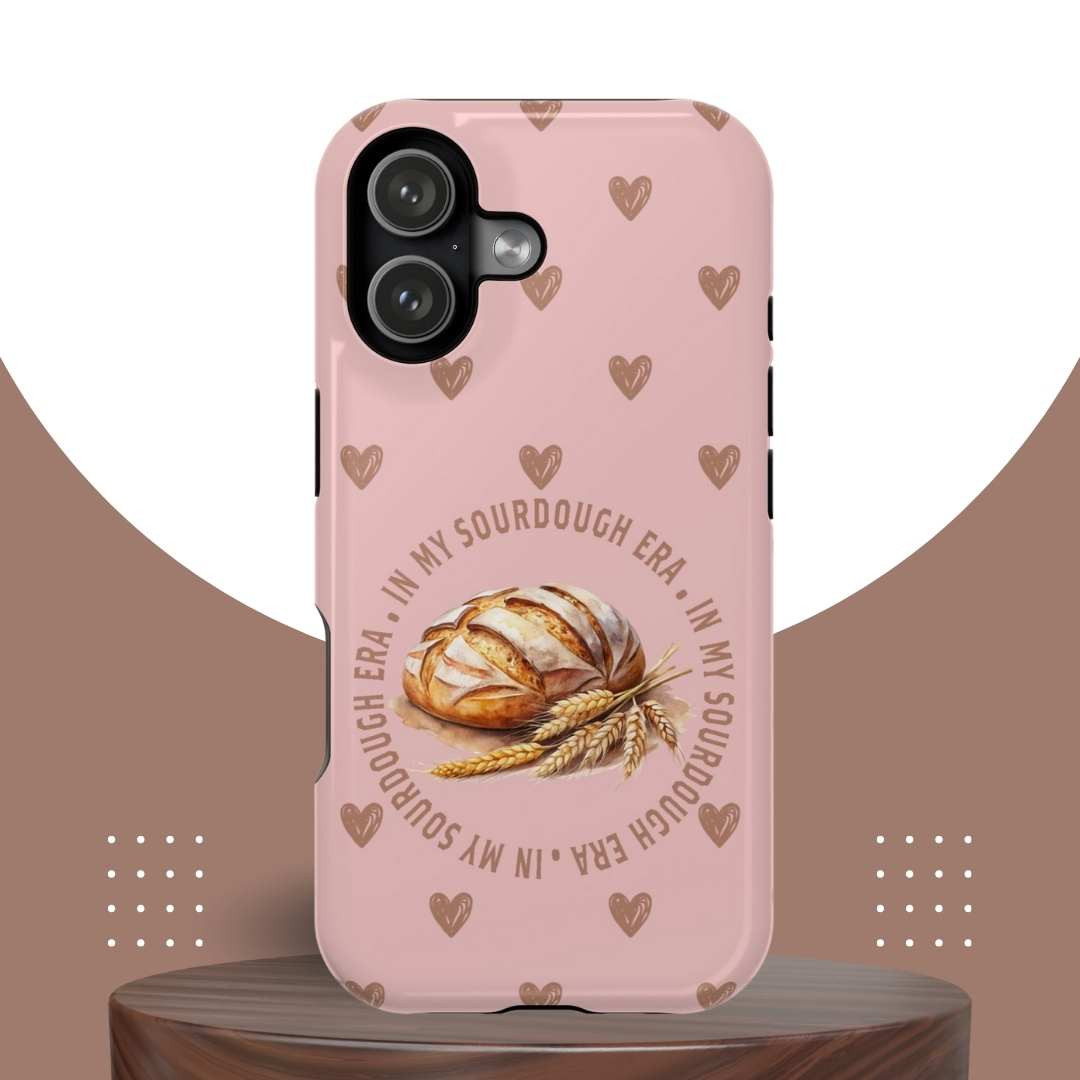 In My Sourdough Era Pink MagSafe iPhone Case - Amazing Faith Designs