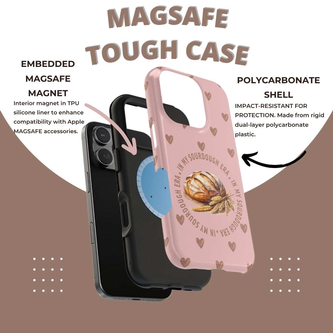 In My Sourdough Era Pink MagSafe iPhone Case - Amazing Faith Designs