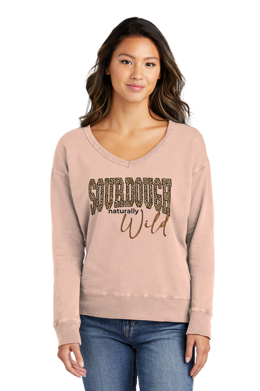 Sourdough Naturally Wild V-Neck Sweatshirt