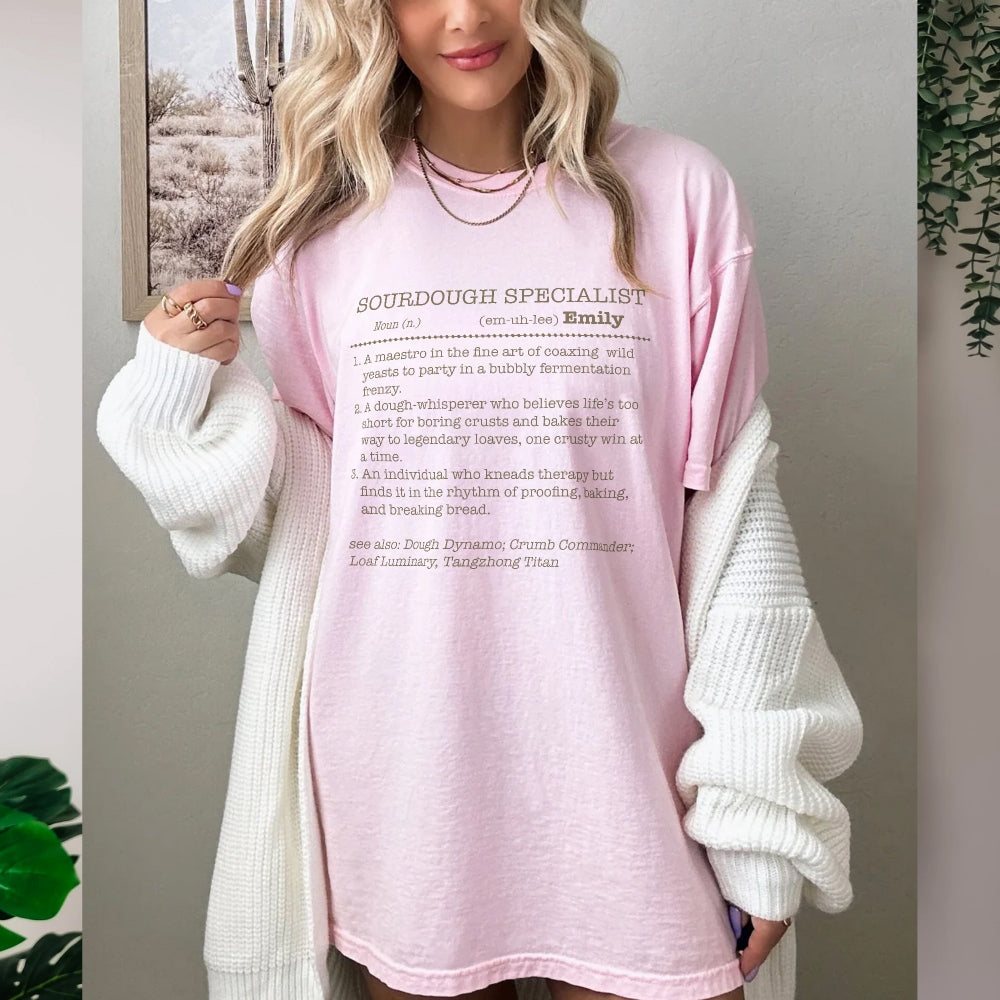 Sourdough Specialist T-Shirt for Baking Lovers, Unisex Garment-Dyed Tee - Amazing Faith Designs