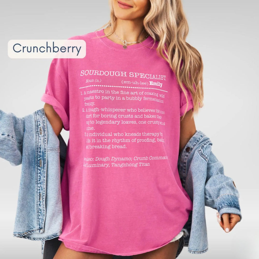 Sourdough Specialist T-Shirt for Baking Lovers, Unisex Garment-Dyed Tee - Amazing Faith Designs