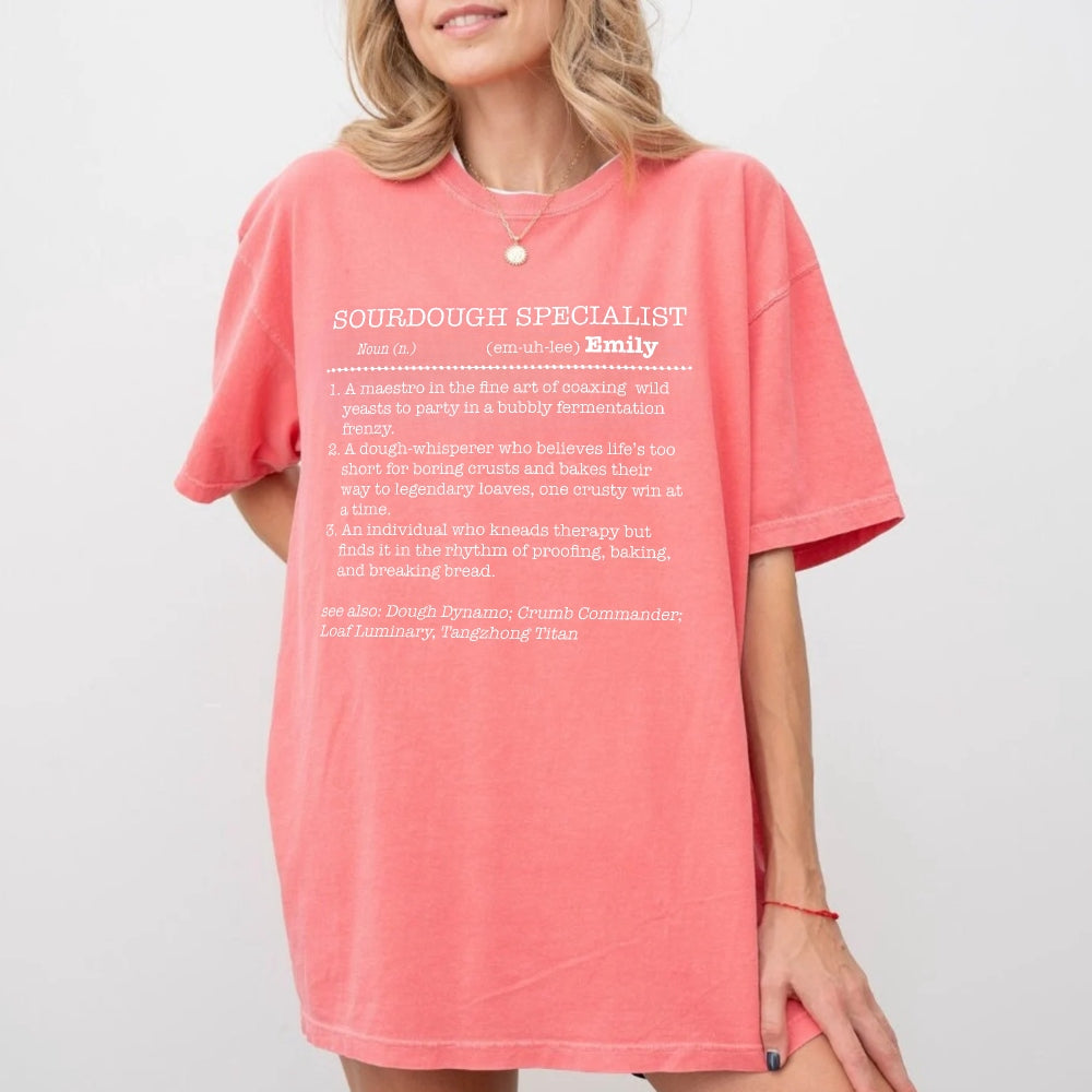 Sourdough Specialist T-Shirt for Baking Lovers, Unisex Garment-Dyed Tee - Amazing Faith Designs