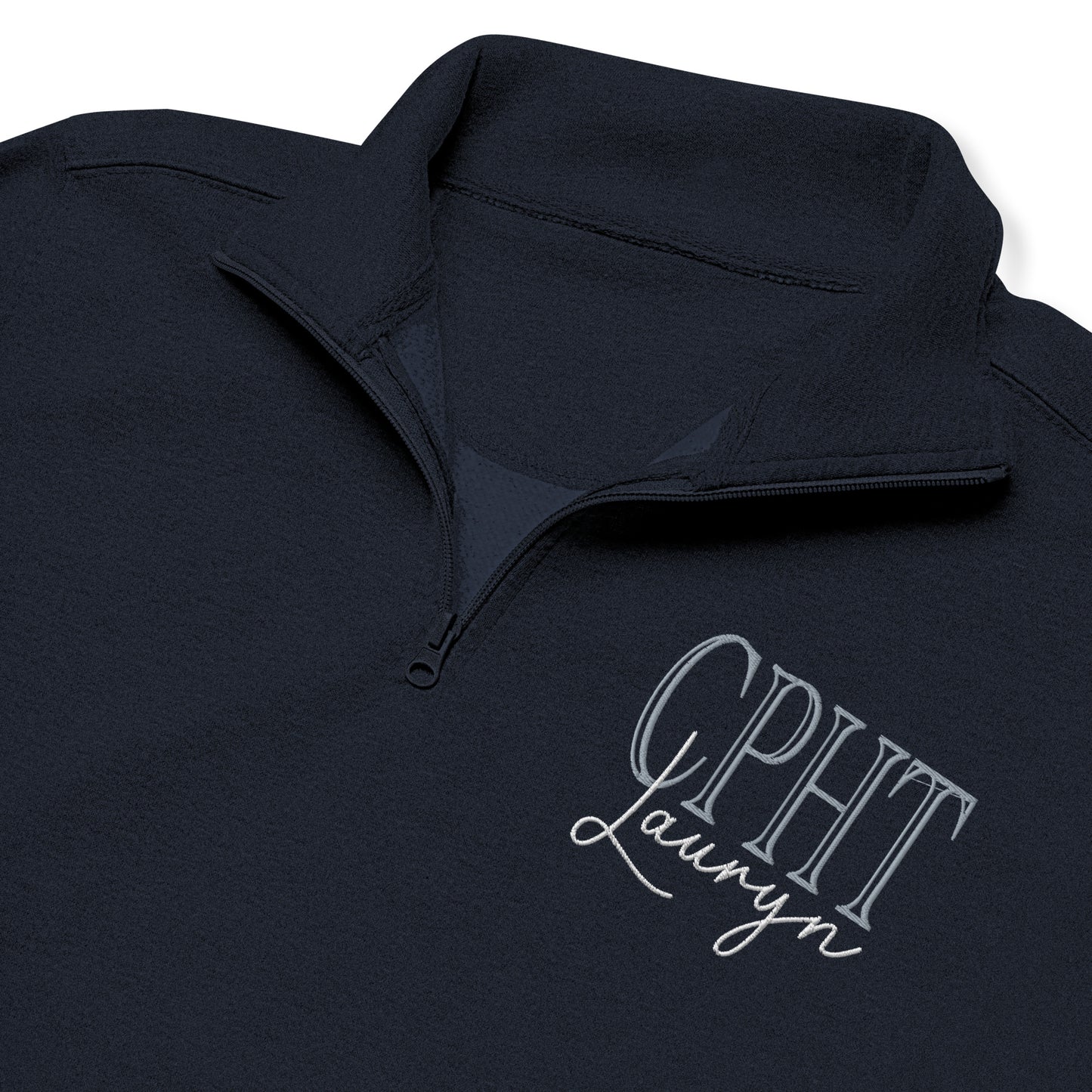 Monogram Zip Unisex fleece Sweatshirt - Amazing Faith Designs