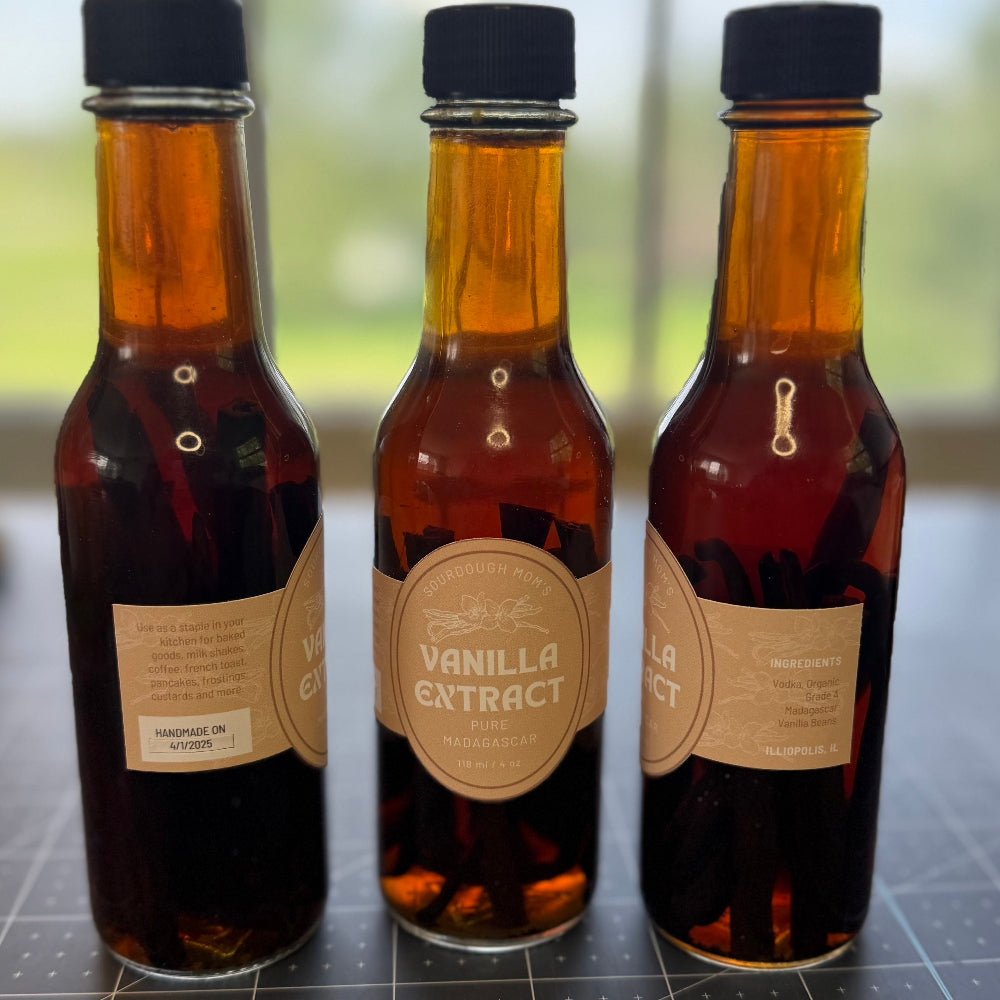 Vanilla Extract Food Labels - Lemon Extract - Amazing Faith Designs