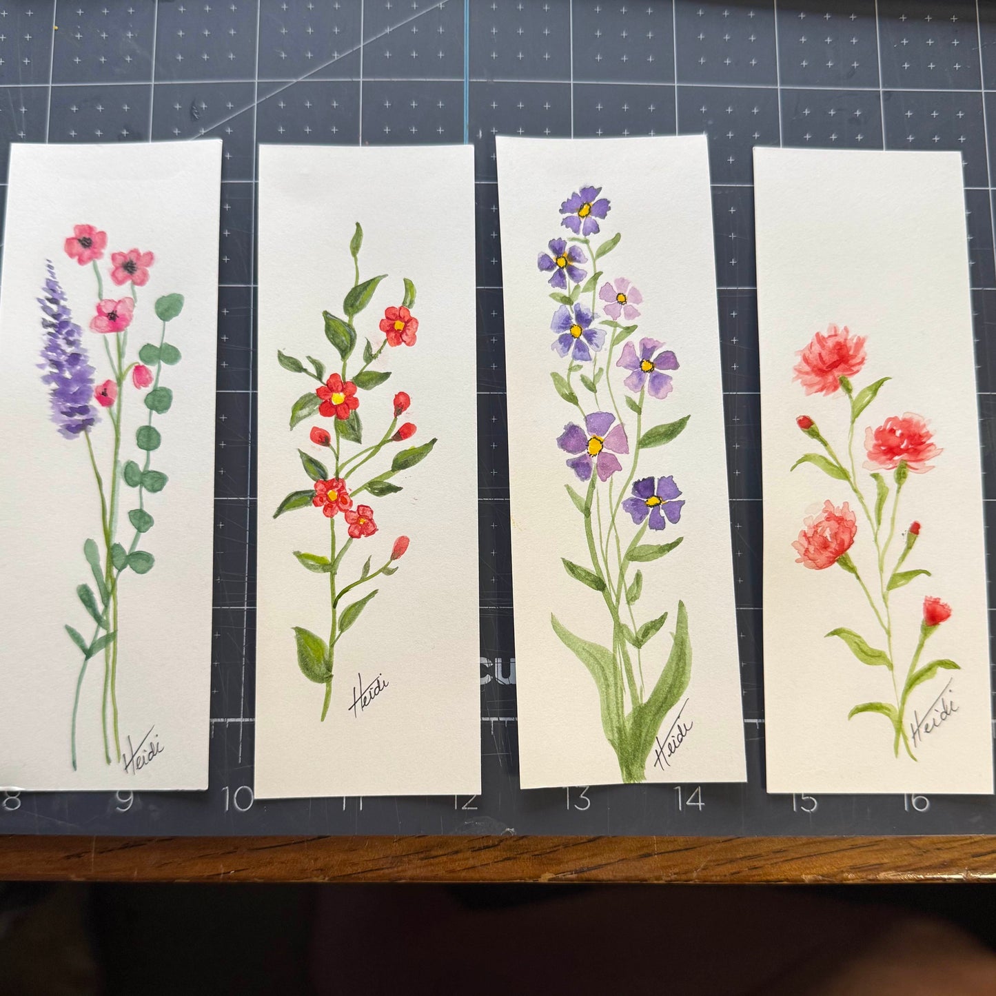 Floral Watercolor Bookmarks - Amazing Faith Designs