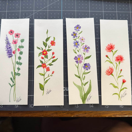 Floral Watercolor Bookmarks - Amazing Faith Designs
