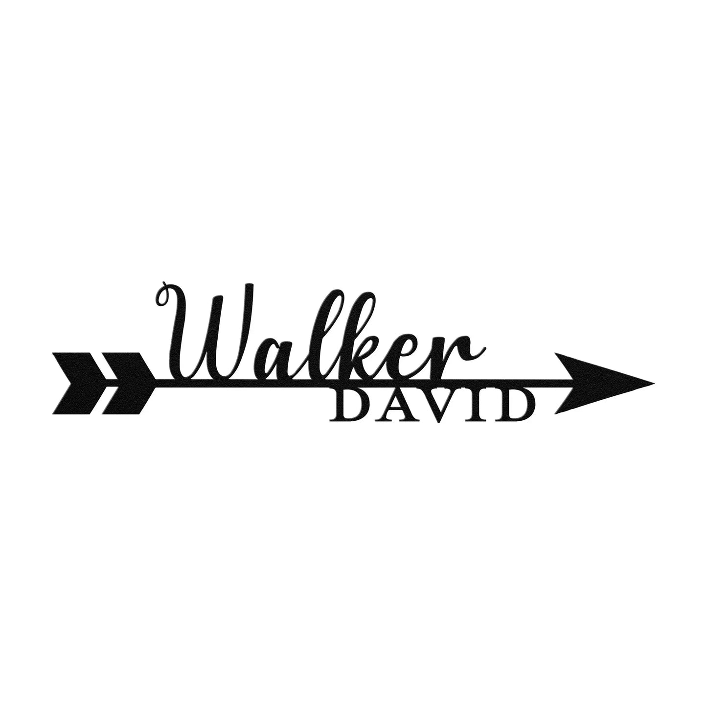 Arrow Boys Name Personalized Metal Sign, Nursery Custom Name Wall Art teelaunch