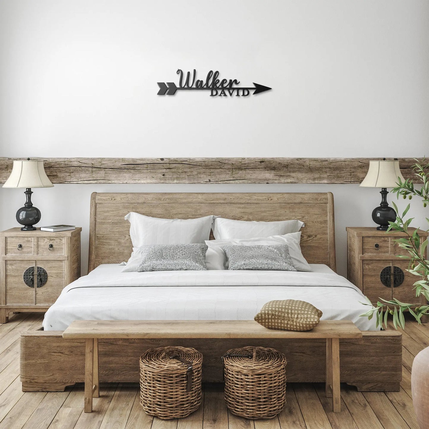 Arrow Boys Name Personalized Metal Sign, Nursery Custom Name Wall Art teelaunch