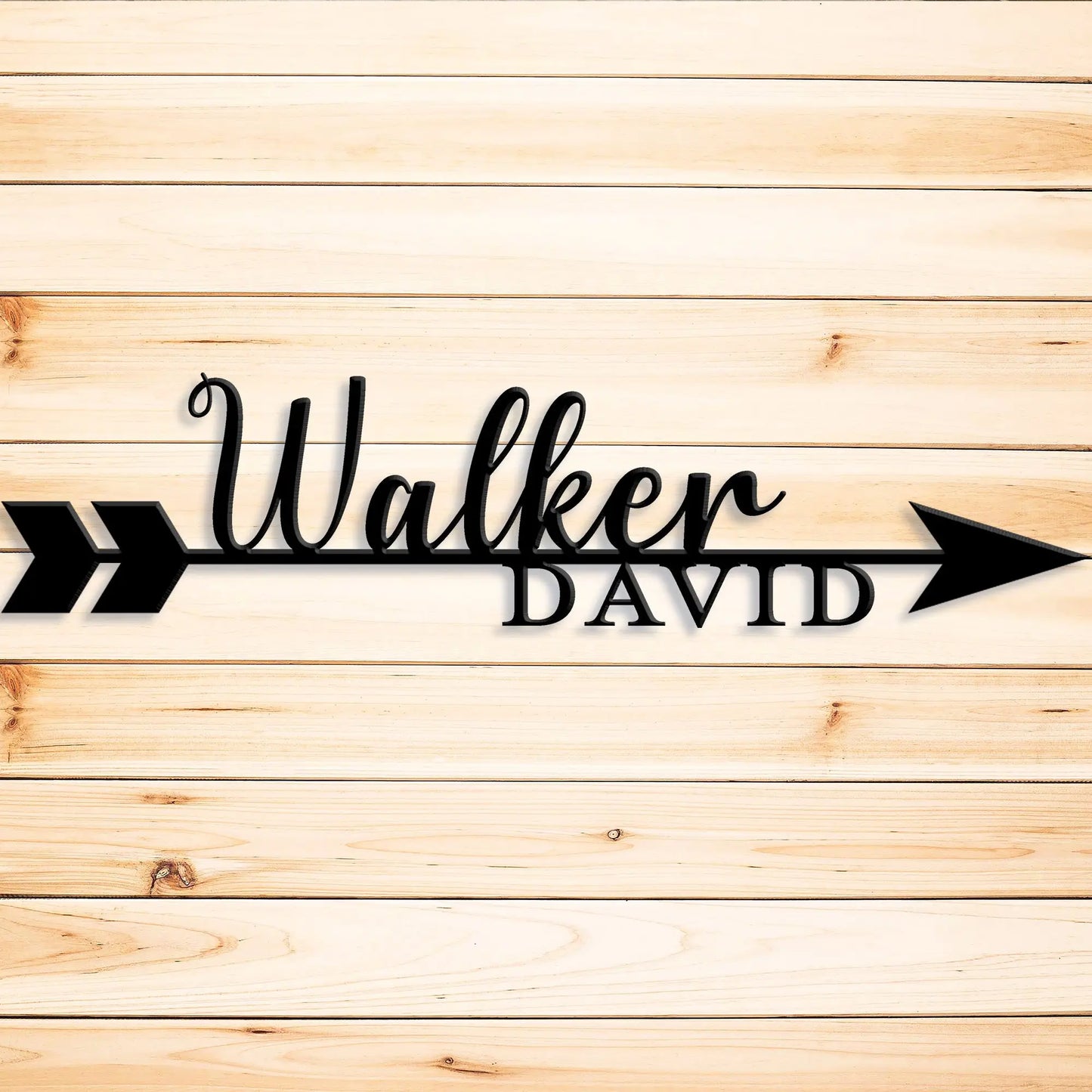Arrow Boys Name Personalized Metal Sign, Nursery Custom Name Wall Art teelaunch