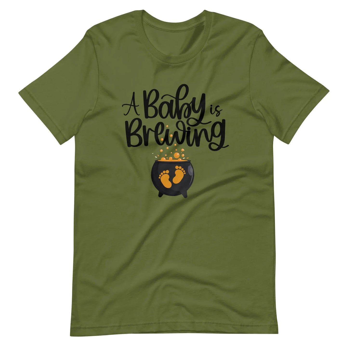 Baby is Brewing Halloween Pregnancy Shirt, Maternity Halloween Tee, Cute Fall Pregnancy Reveal Tshirt Amazing Faith Designs