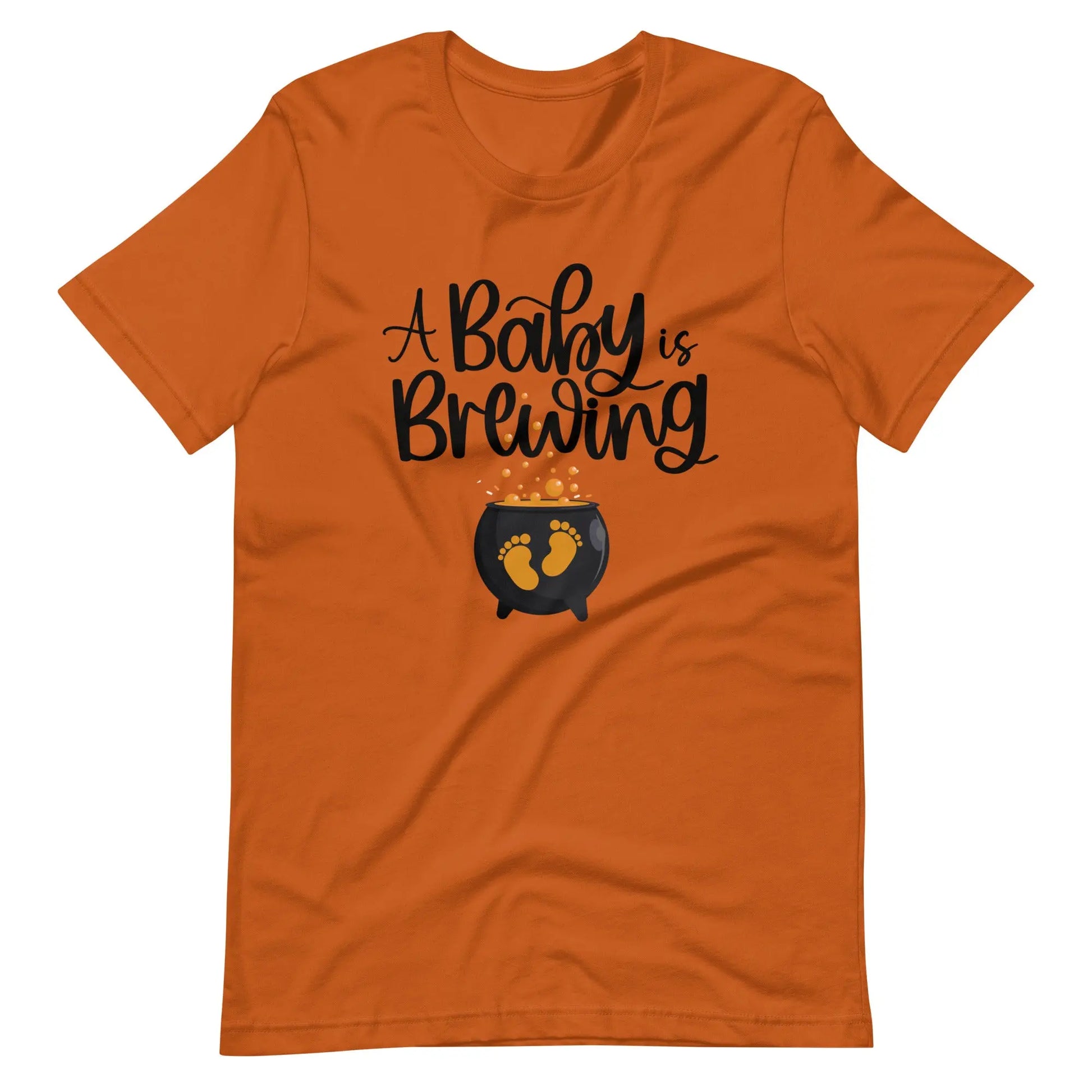 Baby is Brewing Halloween Pregnancy Shirt, Maternity Halloween Tee, Cute Fall Pregnancy Reveal Tshirt Amazing Faith Designs