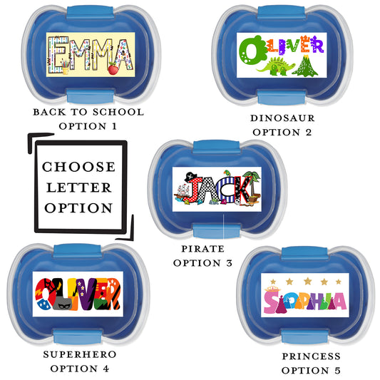 Kids Bento Box, Personalized Bento Box, Kids Bento Box, Lunch Box for Kids, Back to School - Amazing Faith Designs