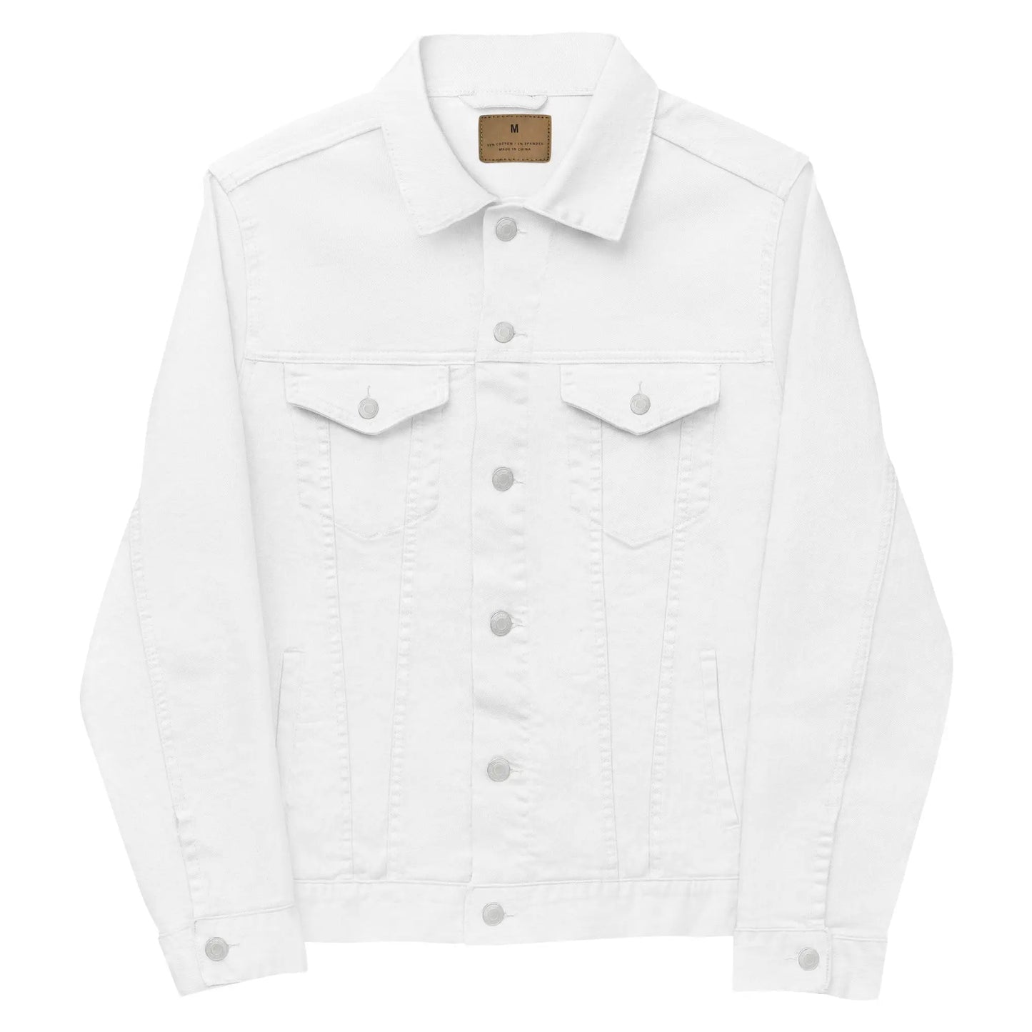 Blessed Fall Leaves Embroidered Denim Jacket Amazing Faith Designs
