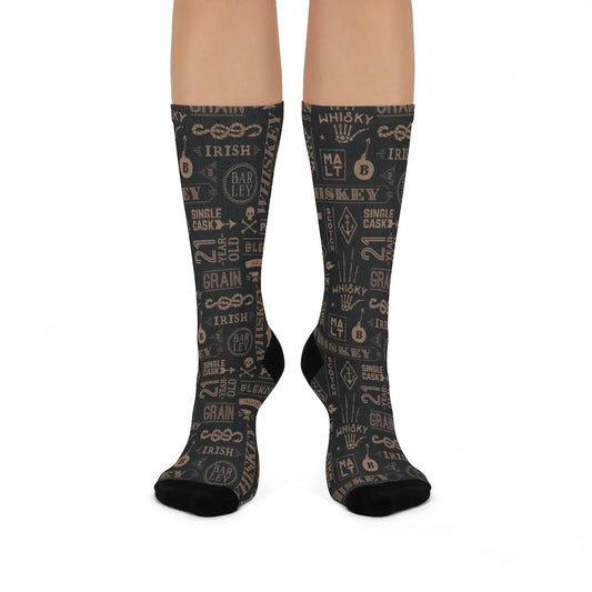 Bourbon Scotch Whiskey Men's Socks Printify