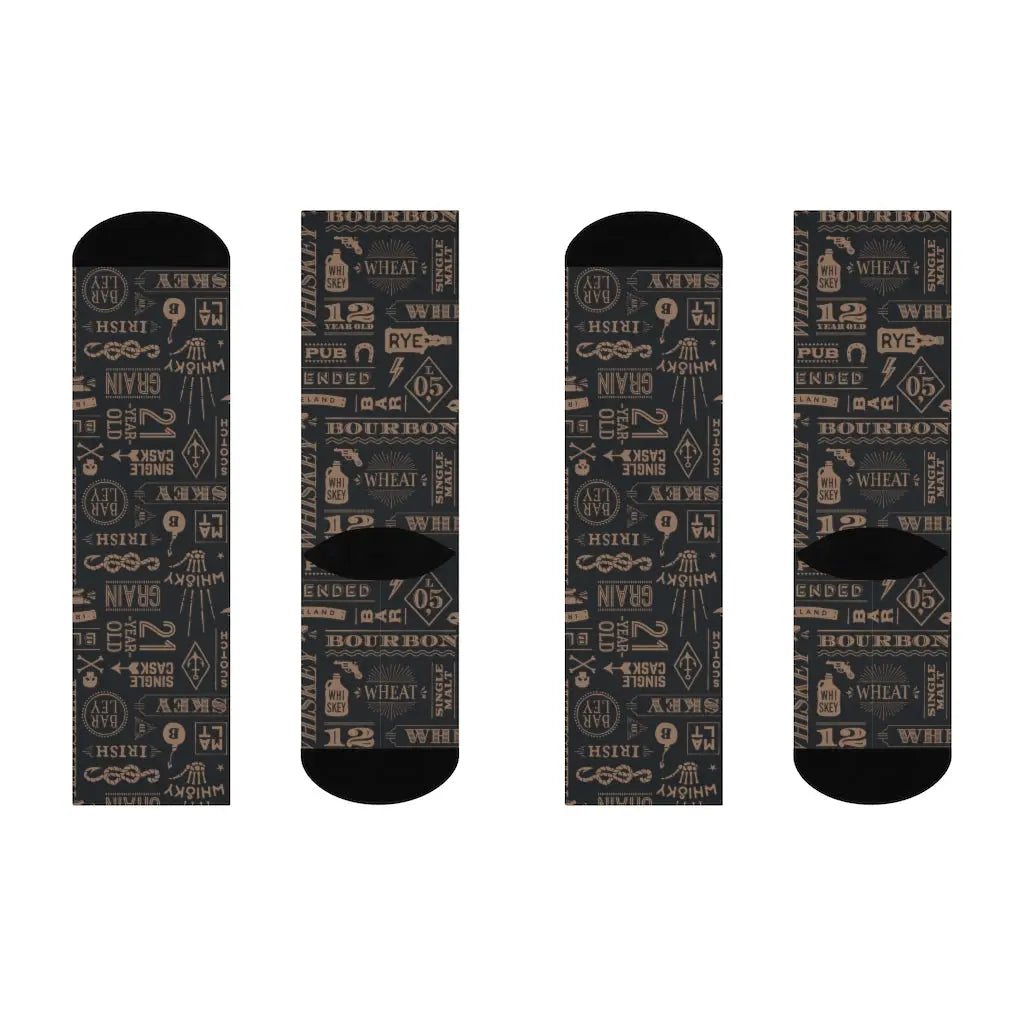 Bourbon Scotch Whiskey Men's Socks Printify