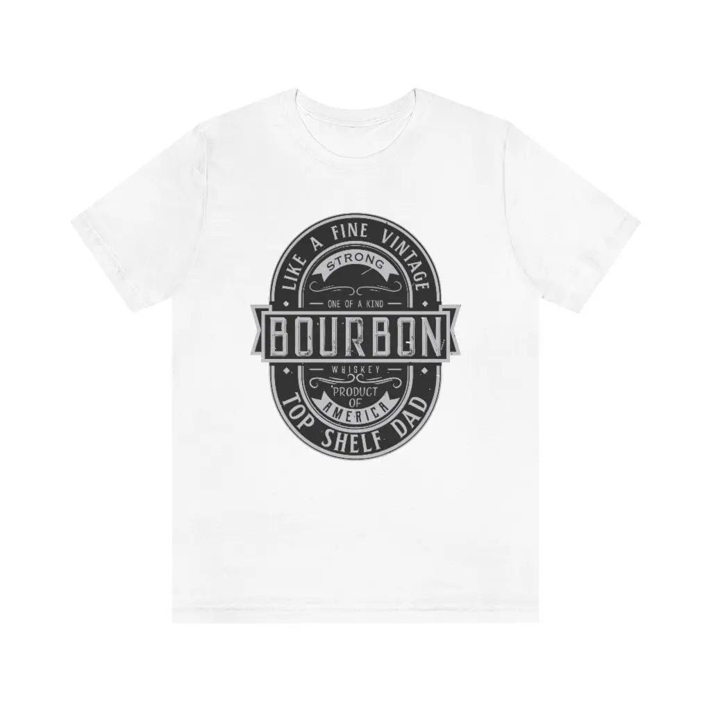 Bourbon Whiskey Dad Men's T-shirt | Father's Day Gift Printify