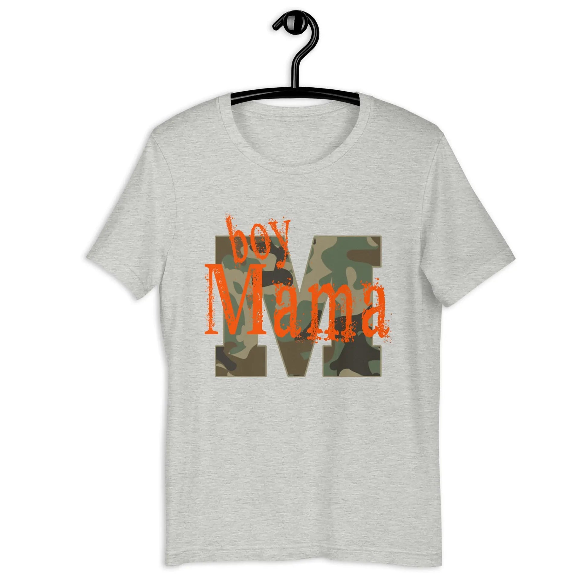 Boy Mama Camo Name t-shirt - Mom and Son Matching Shirts Amazing Faith Designs