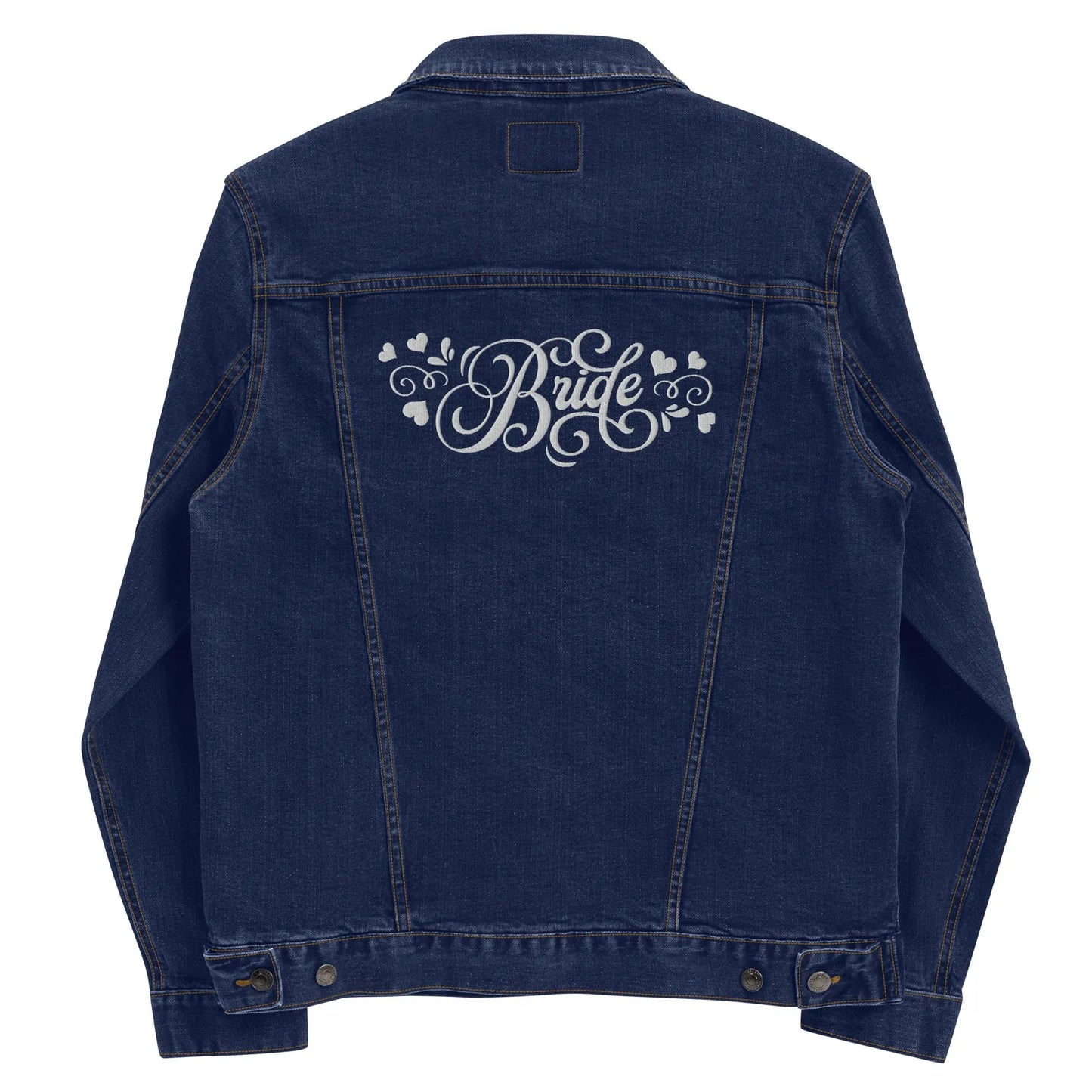 Bride Embroidered Denim Jacket Amazing Faith Designs