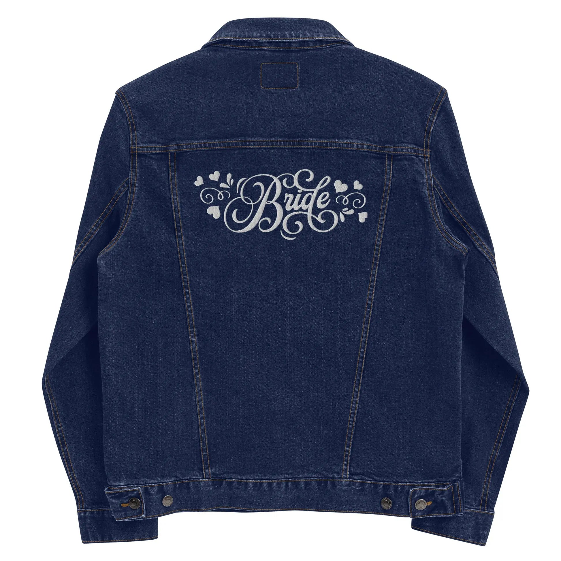 Bride Embroidered Denim Jacket Amazing Faith Designs