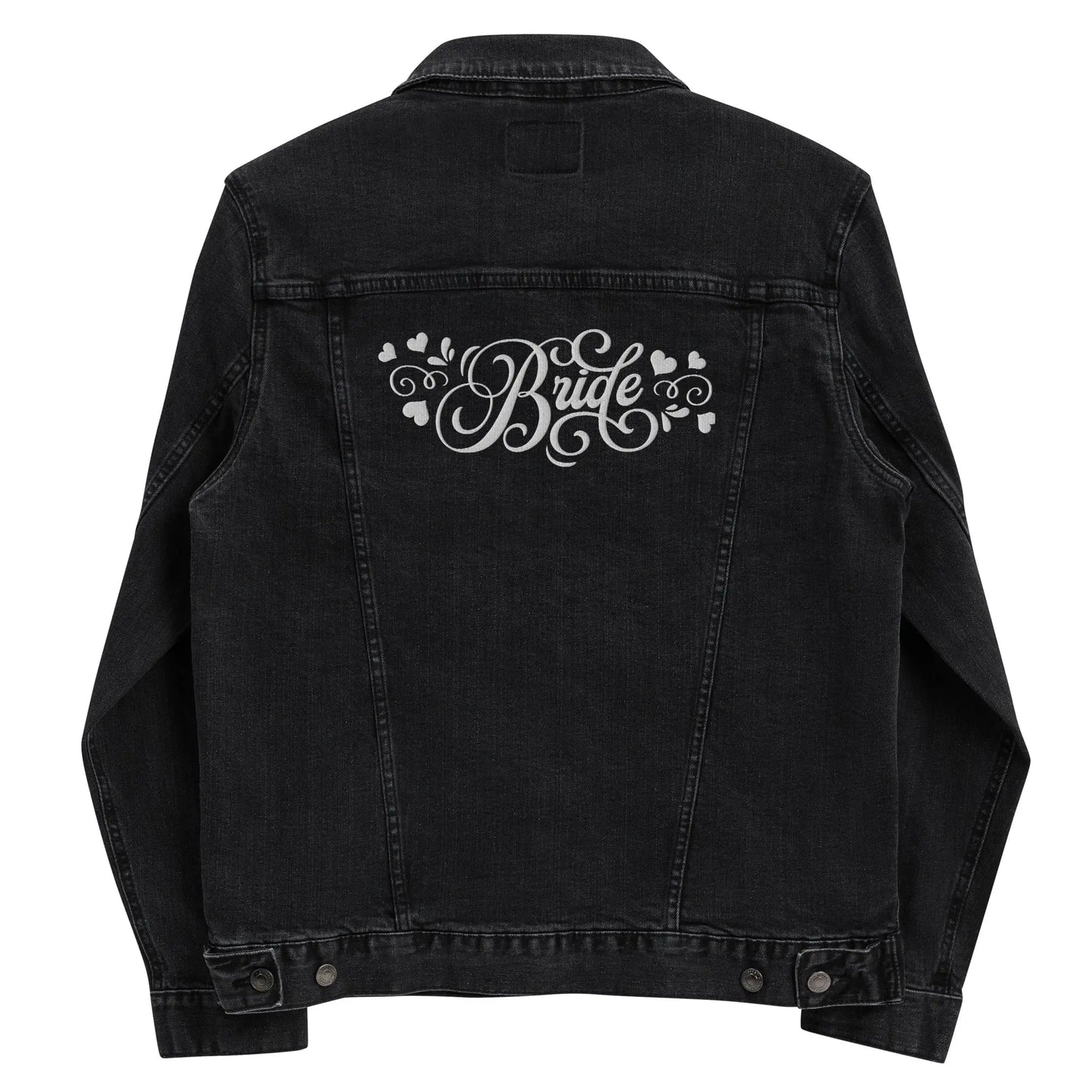 Bride Embroidered Denim Jacket Amazing Faith Designs