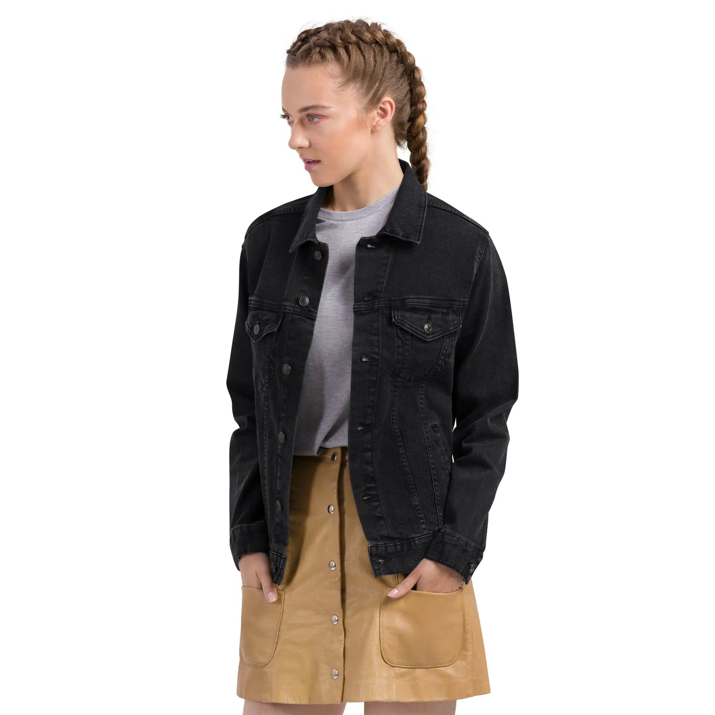 Bride Embroidered Denim Jacket Amazing Faith Designs