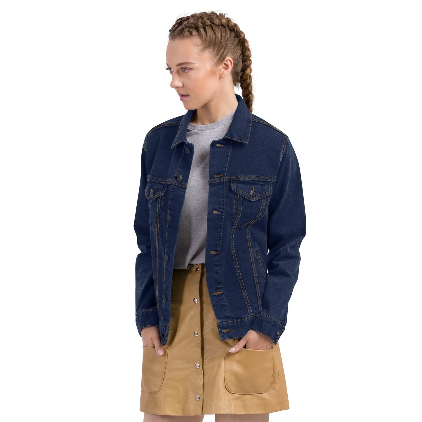 Bride Embroidered Denim Jacket Amazing Faith Designs