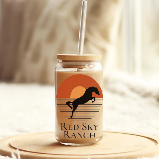 Business Logo | Personalized Iced Coffee Glass | Coffee Glass | Corporate Gift | Business Gift Amazing Faith Designs