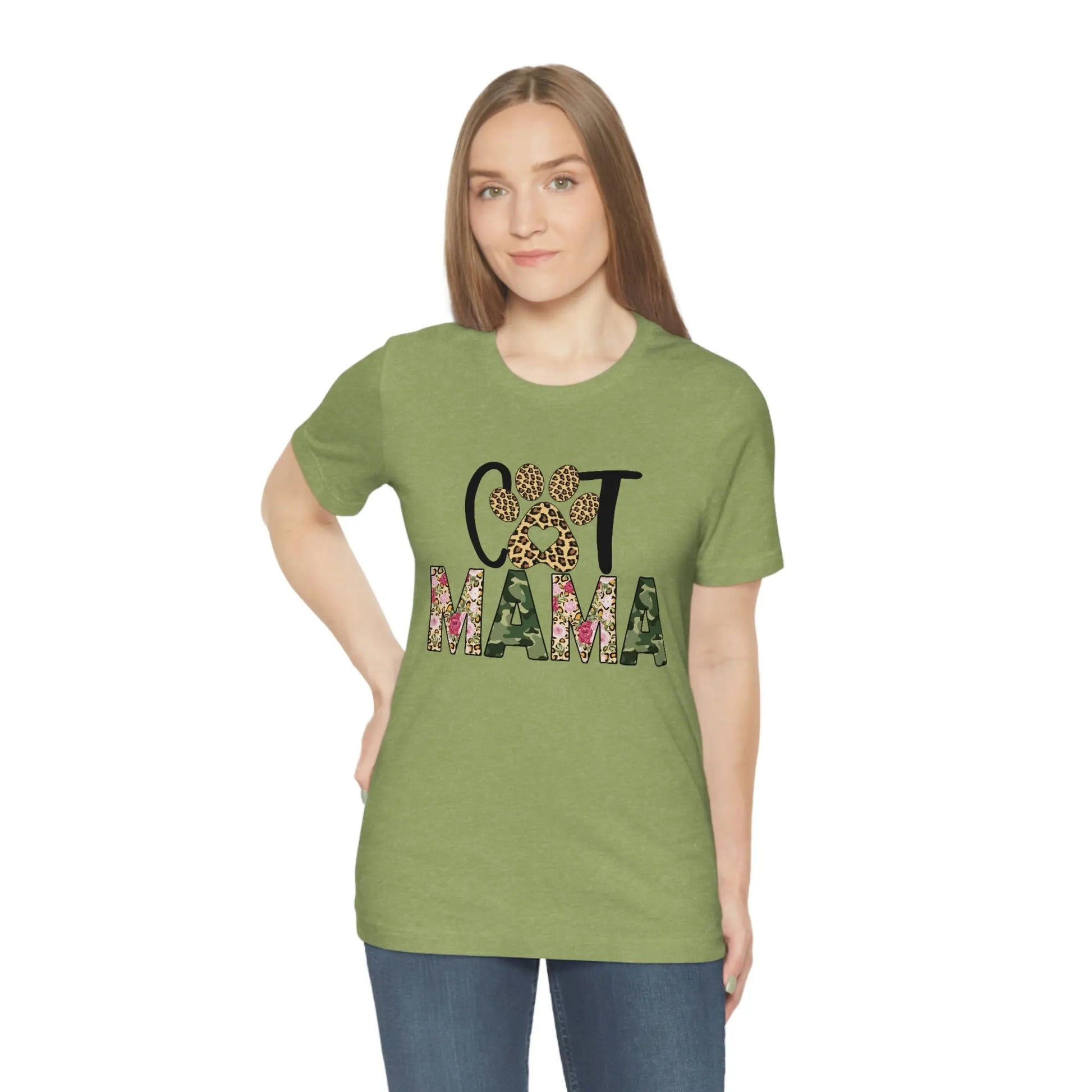 Cat Mom T shirt Printify