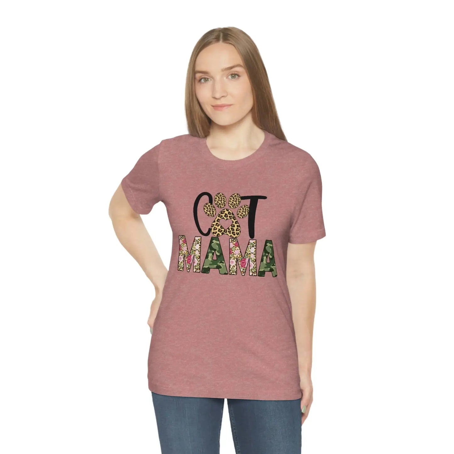 Cat Mom T shirt Printify
