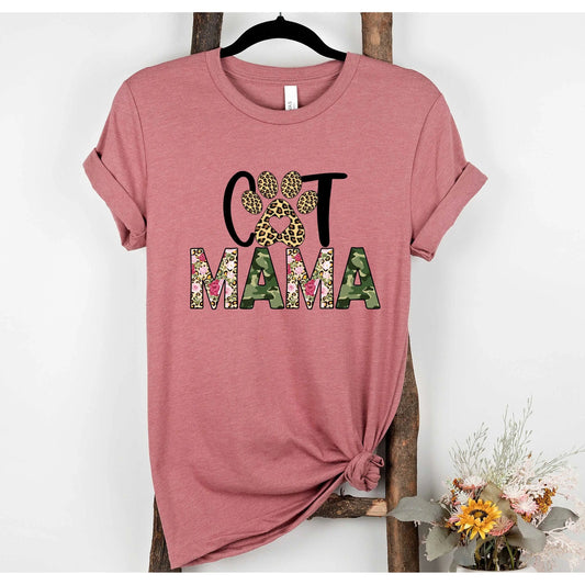 Cat Mom T shirt Printify
