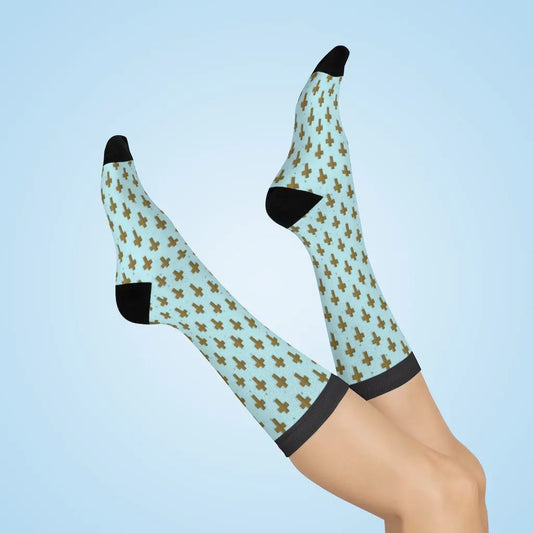 Christian Socks Jesus Cross | Christian Dad Gift, Cute Men's Socks, Religious Socks Printify