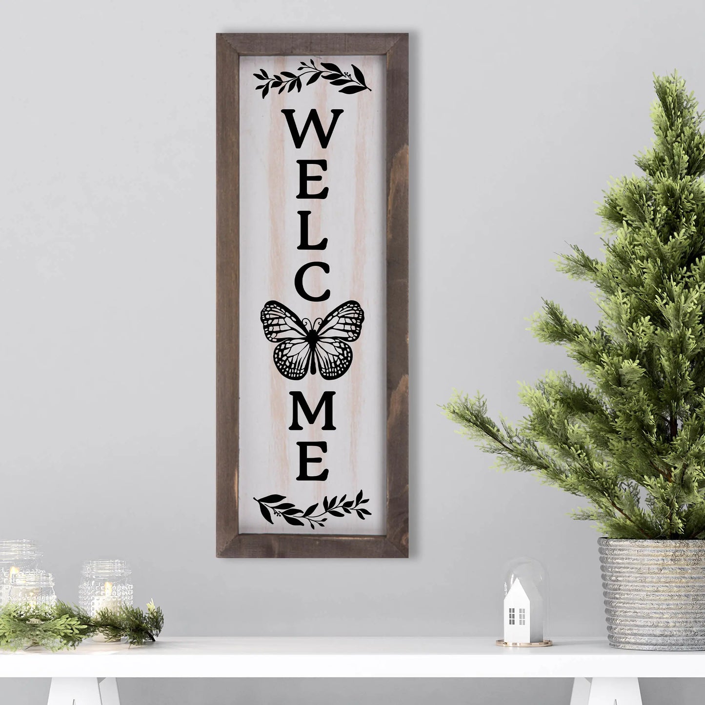 Copy of Fear Not Rustic Whitewashed Wood Frame Sign | 5.5" x 15" Farmhouse Decor | Christmas Wood Decor | Isaiah 9:6 amazingfaithdesigns