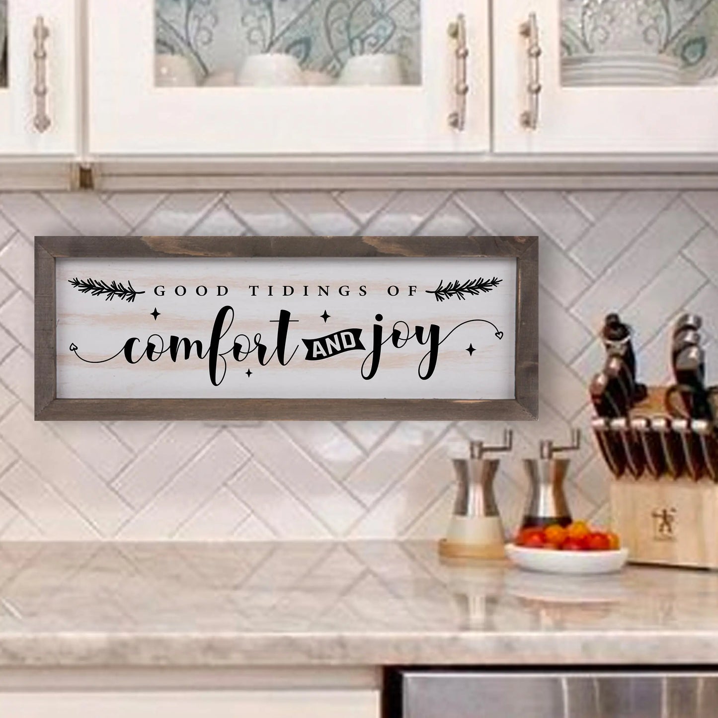 Copy of For Unto Us a Child is Born Rustic Whitewashed Wood Frame Sign | 5.5" x 15" Farmhouse Decor | Christmas Wood Decor | Isaiah 9:6 amazingfaithdesigns