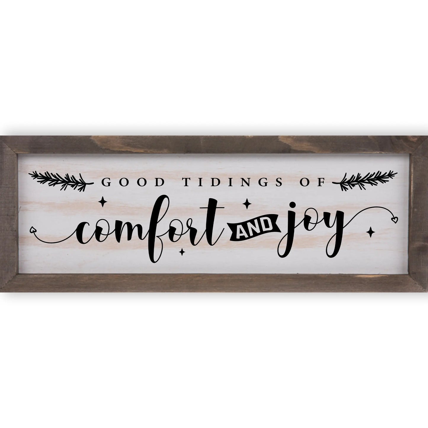 Copy of For Unto Us a Child is Born Rustic Whitewashed Wood Frame Sign | 5.5" x 15" Farmhouse Decor | Christmas Wood Decor | Isaiah 9:6 amazingfaithdesigns