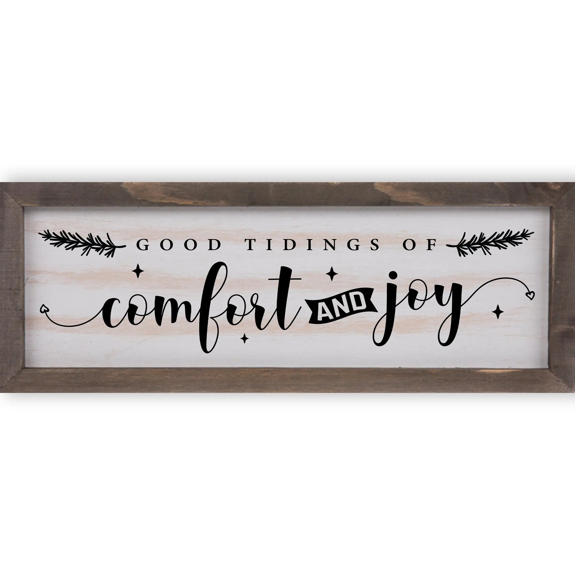 Copy of For Unto Us a Child is Born Rustic Whitewashed Wood Frame Sign | 5.5" x 15" Farmhouse Decor | Christmas Wood Decor | Isaiah 9:6 amazingfaithdesigns